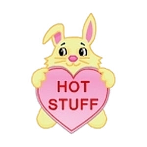 Yellow Heart Bunny